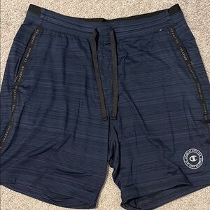 Champion Men's Dark Blue Athletic Shorts